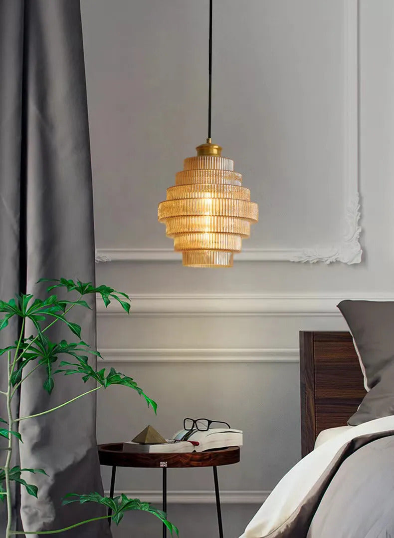Modern Light Luxury Simple Ancient Bar Clothing Store Hallway Corridor Small Droplight