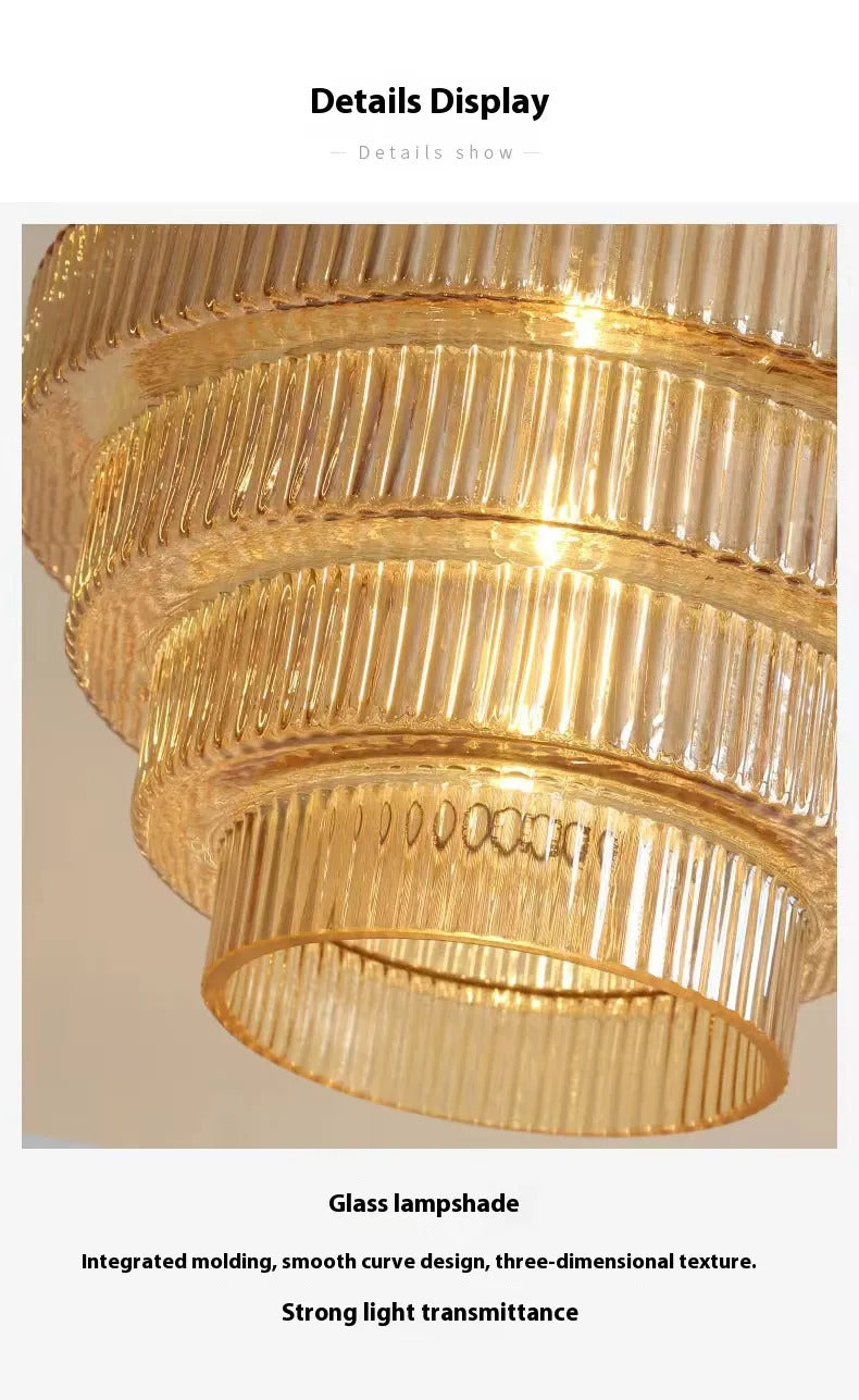 Modern Light Luxury Simple Ancient Bar Clothing Store Hallway Corridor Small Droplight