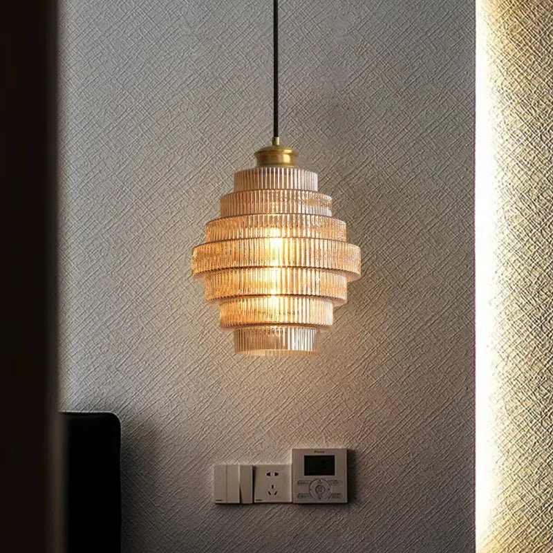Modern Light Luxury Simple Ancient Bar Clothing Store Hallway Corridor Small Droplight