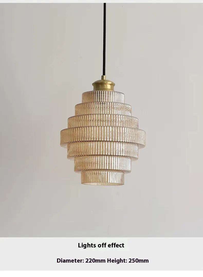 Modern Light Luxury Simple Ancient Bar Clothing Store Hallway Corridor Small Droplight